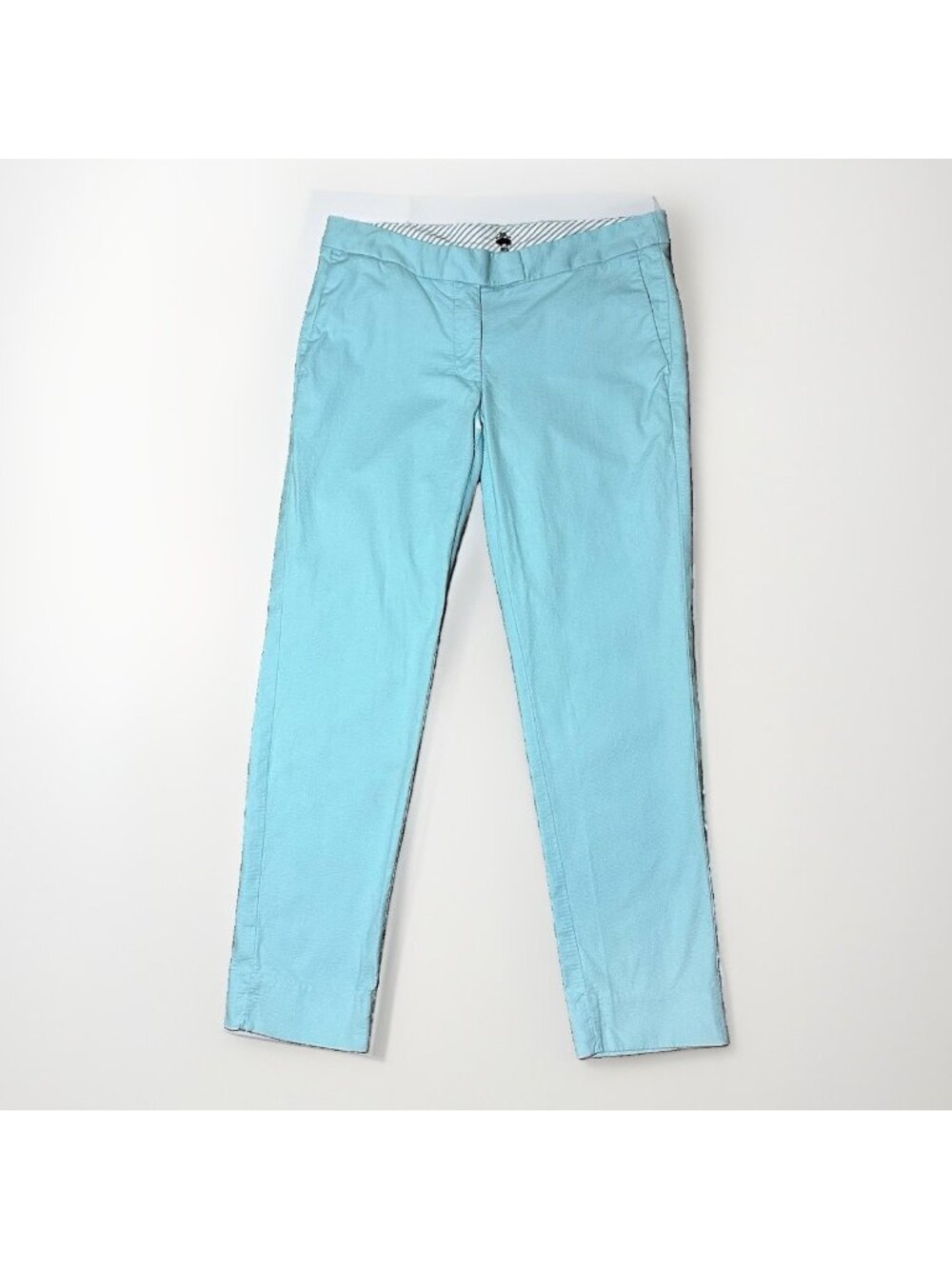 Brooks Brothers Red Fleece Pants Women’s Size 6 Blue Teal Ankle Cropped